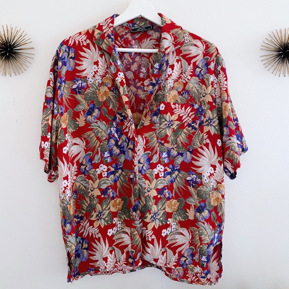 Vintage Hawaiian Print Shirt